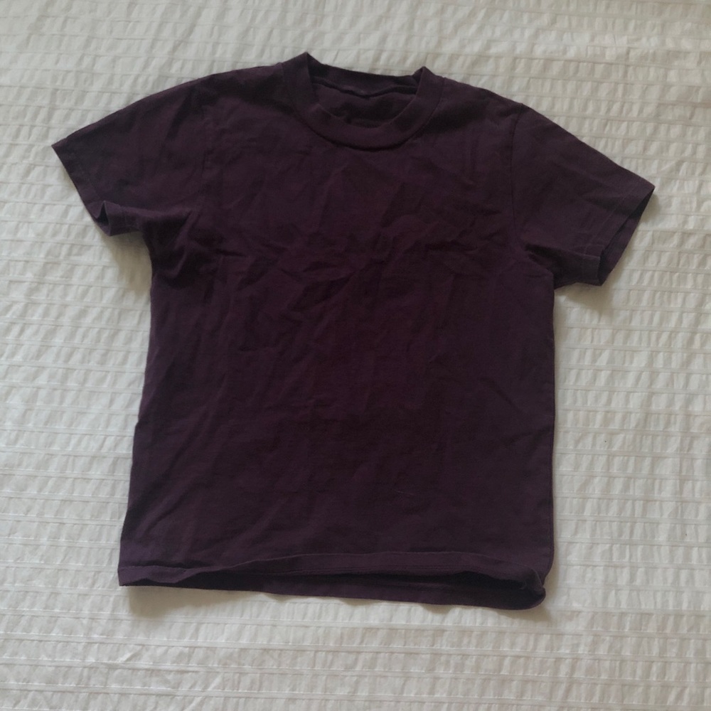 brandy melville purple basic shirt
